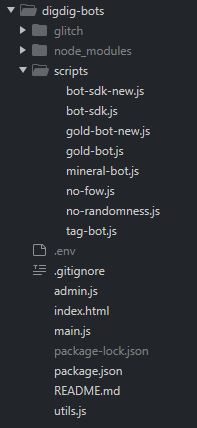 DigDig.IO Gold Bot